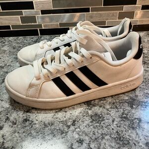 Adidas Grand Court White Sneakers Mens 9 F36483